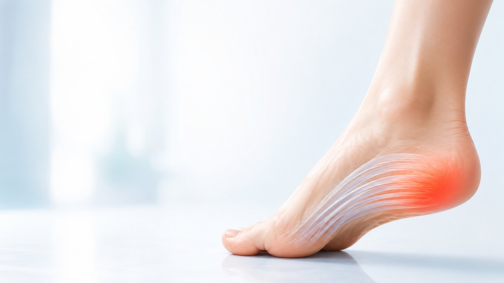 足底筋膜炎（かかと・足裏の足底腱膜の痛み）のイメージ - 今西健はり・灸院(大阪府八尾市)